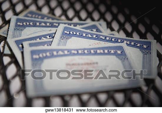 Dummy Social Secuity Photo