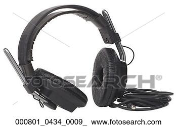 Banco de Imagem - headset,  audiovisual, 
 fones,  fones 
ouvido,  cabo, 
 escutar,  áudio. 
fotosearch - busca 
de fotos, imagens 
e clipart