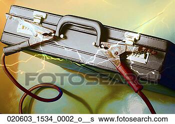 Stock Photo - attached,  satchel, 
 accessory,  connectors, 
 jumper cables, 
 boost. fotosearch 
- search stock 
photos, pictures, 
images, and photo 
clipart