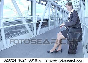 Stock Photo - businesswoman, 
 terminal,  business 
travel,  baggage, 
 station. fotosearch 
- search stock 
photos, pictures, 
images, and photo 
clipart