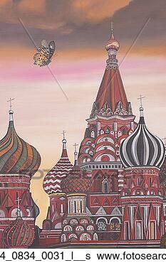 Stock Photo - architecture, 
artwork, historical, 
historic, painting, 
moscow, art. fotosearch 
- search stock 
photos, pictures, 
images, and photo 
clipart