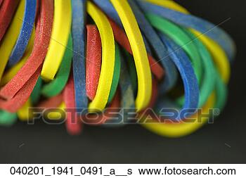 Stock Photo - colorful, closeup, 
rubber bands, 
rubberbands, bunch. 
fotosearch - search 
stock photos, 
pictures, images, 
and photo clipart