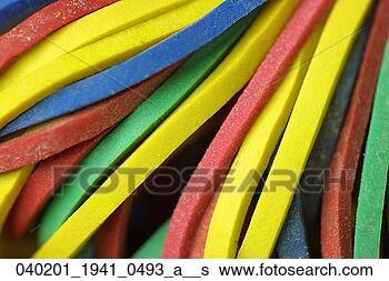 Stock Photo - colorful, closeup, 
rubber bands, 
rubberbands, bunch. 
fotosearch - search 
stock photos, 
pictures, images, 
and photo clipart