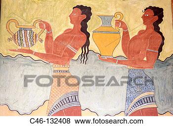Stock Photo - corridor of the 
procession palace 
of knossos crete 
greece. fotosearch 
- search stock 
photos, pictures, 
images, and photo 
clipart