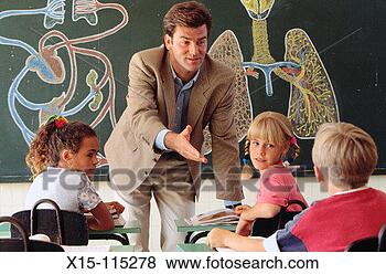 Stock Photo - teacher and students. 
fotosearch - search 
stock photos, 
pictures, images, 
and photo clipart