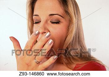 Stock Photography - woman yawning. 
fotosearch - search 
stock photos, 
pictures, images, 
and photo clipart