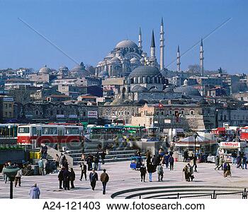 Stock Photo - suleymaniye mosque 
istanbul turkey. 
fotosearch - search 
stock photos, 
pictures, images, 
and photo clipart