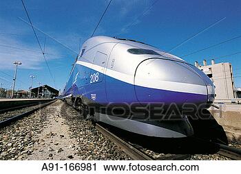 Stock Photography - tgv train at marseille 
station france. 
fotosearch - search 
stock photos, 
pictures, images, 
and photo clipart