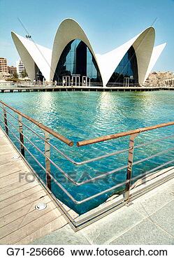 Stock Photo - oceanogràfic, 
 aquarium city 
of arts and sciences, 
 by s calatrava. 
fotosearch - search 
stock photos, 
pictures, images, 
and photo clipart