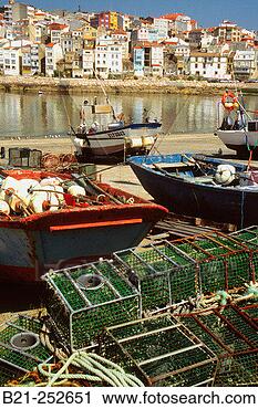 Stock Photography - fishing port a 
guarda, rías baixas, 
pontevedra province 
spain. fotosearch 
- search stock 
photos, pictures, 
images, and photo 
clipart