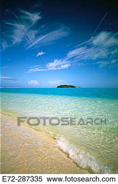 Stock Image - aitutaki lagoon 
cook islands. 
fotosearch - search 
stock photos, 
pictures, images, 
and photo clipart