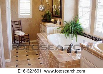 Stock Photography - bathroom interior. 
fotosearch - search 
stock photos, 
pictures, images, 
and photo clipart