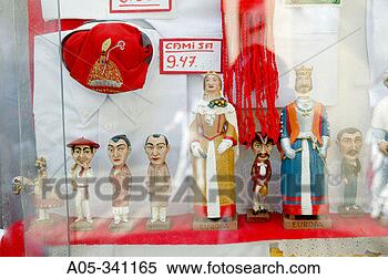Stock Image - souvenirs from 
san fermin pamplona 
navarre spain. 
fotosearch - search 
stock photos, 
pictures, images, 
and photo clipart