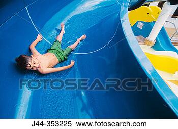 Stock Image - child and slide. 
fotosearch - search 
stock photos, 
pictures, images, 
and photo clipart