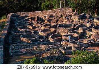 Stock Image - castro de santa 
tecla celtic ruins 
pontevedra province 
galicia spain. 
fotosearch - search 
stock photos, 
pictures, images, 
and photo clipart