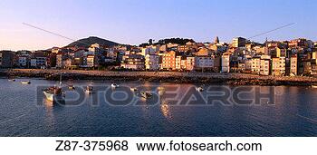 Stock Photo - fishing port a 
guarda, rías baixas, 
pontevedra province 
spain. fotosearch 
- search stock 
photos, pictures, 
images, and photo 
clipart