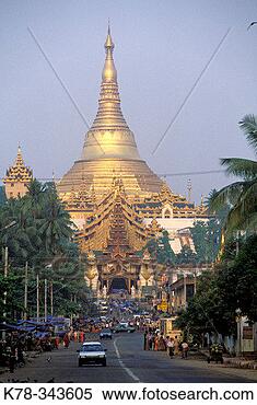 Stock Image - the shwedagon 
paya,  the most 
sacred buddhist 
temple complex 
in. fotosearch 
- search stock 
photos, pictures, 
images, and photo 
clipart