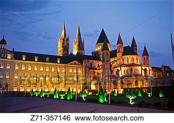 Stock Photo - l´abbaye-aux-hommes 
saint etienne 
caen normandy 
france. fotosearch 
- search stock 
photos, pictures, 
images, and photo 
clipart