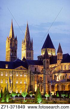Stock Photograph - abbaye-aux-hommes, 
saint etienne, 
caen normandy, 
france. fotosearch 
- search stock 
photos, pictures, 
images, and photo 
clipart