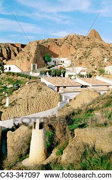 Picture - cuevas pedro antonio 
alarcón troglodyte 
hotel guadix granada. 
fotosearch - search 
stock photos, 
pictures, images, 
and photo clipart