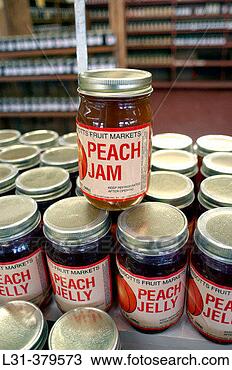 Stock Photo - jelly and jam 
which is homemade 
at a south carolina 
farm peaches from. 
fotosearch - search 
stock photos, 
pictures, images, 
and photo clipart