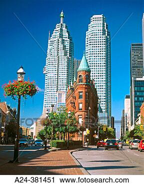 Stock Photography - flatiron building 
in downtown toronto 
canada. fotosearch 
- search stock 
photos, pictures, 
images, and photo 
clipart