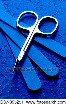 Stock Photography - scissors and nail-files. 
fotosearch - search 
stock photos, 
pictures, images, 
and photo clipart
