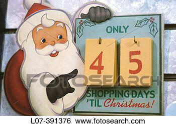Stock Photo - christmas decoration 
with countdown 
to christmas north 
pole alaska usa. 
fotosearch - search 
stock photos, 
pictures, images, 
and photo clipart