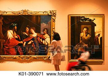 Stock Photography - two people at 
an art gallery 
one in a wheelchair. 
fotosearch - search 
stock photos, 
pictures, images, 
and photo clipart