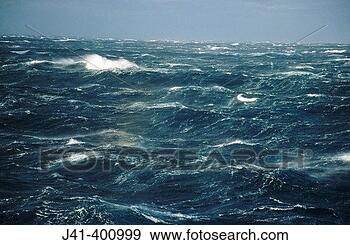 Stock Photograph - 70 knot winds 
stormy sea at 
gerlache strait, 
antarctic peninsula. 
fotosearch - search 
stock photos, 
pictures, images, 
and photo clipart
