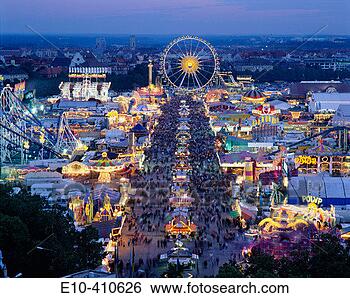 Stock Photo - view from st pauls 
church to the 
oktoberfest at 
dawn munich germany. 
fotosearch - search 
stock photos, 
pictures, images, 
and photo clipart