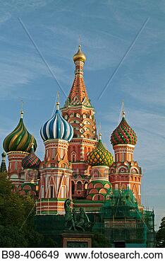 Stock Photograph - st basil´s cathedral, 
red square moscow 
russia. fotosearch 
- search stock 
photos, pictures, 
images, and photo 
clipart