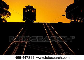 Stock Photography - cable car at sunset, 
san francisco 
california, usa. 
fotosearch - search 
stock photos, 
pictures, images, 
and photo clipart