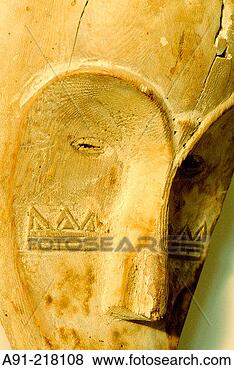 Stock Photo - fang ancient wooden 
mask for secret 
ceremonies gabon. 
fotosearch - search 
stock photos, 
pictures, images, 
and photo clipart
