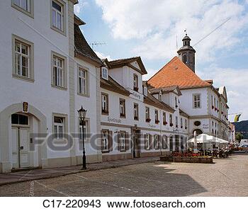 Stock Photo - germany,  bad 
karlshafen,  weserbergland, 
 hesse,  row of 
houses and. fotosearch 
- search stock 
photos, pictures, 
images, and photo 
clipart