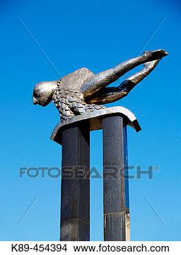 Stock Photo - ´sireno´ (male 
mermaid),  sculpture 
by francisco leiro, 
 vigo. fotosearch 
- search stock 
photos, pictures, 
images, and photo 
clipart