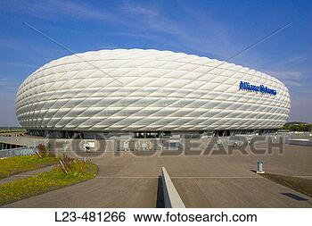 Stock Photo - allianz arena 
stadium, munich, 
germany. fotosearch 
- search stock 
photos, pictures, 
images, and photo 
clipart