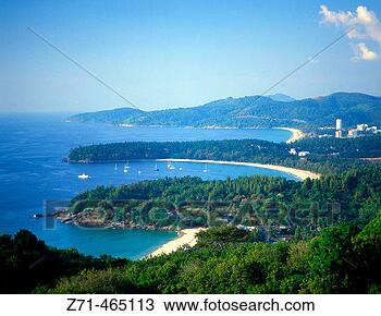 Stock Photo - west coast, kata 
& karon beaches 
phuket thailand. 
fotosearch - search 
stock photos, 
pictures, images, 
and photo clipart