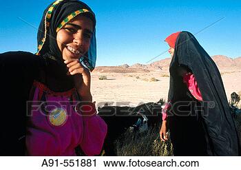 Stock Photography - young bedouin 
girls sinai desert, 
egypt. fotosearch 
- search stock 
photos, pictures, 
images, and photo 
clipart