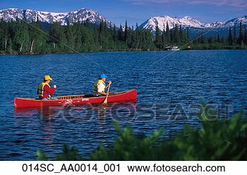 Stock Photography - canoeing finger 
lake alaska range 
southcentral alaska 
summer scenic. 
fotosearch - search 
stock photos, 
pictures, images, 
and photo clipart