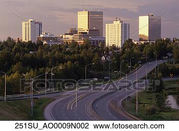 Stock Photo - anchorage skyline 
and minnesota 
drive alaska. 
fotosearch - search 
stock photos, 
pictures, images, 
and photo clipart
