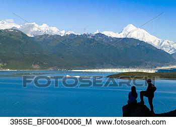 Hazır Fotoğraf - kadin,   sits, 
  kaya,   inceliyor, 
  alsek,   göl, 
  buzul. fotosearch 
- foto, resim, 
görüntü ve foto 
klipart ara