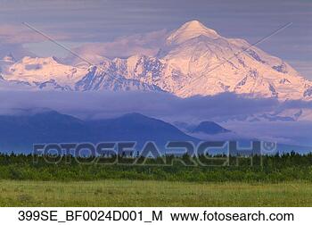 Hazır Fotoğraf - karlanma,  kaplanmiş, 
 mt,  fairweather, 
 w/alpenglow, 
 buzul,  peron. 
fotosearch - foto, 
resim, görüntü 
ve foto klipart 
ara