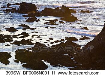 Banco de Imagem - amanhecer,   monashka, 
  baía,   ft, 
  abercrombie, 
  estado. fotosearch 
- busca de fotos, 
imagens e clipart