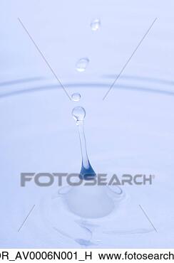 Banco de Imagem - fim,   cima,  
 água,   gota, 
  bater,   superfície, 
  água. fotosearch 
- busca de fotos, 
imagens e clipart