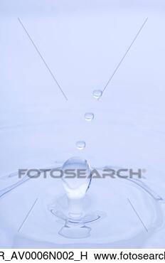 Banco de Imagem - fim,   cima,  
 água,   gota, 
  bater,   superfície, 
  água. fotosearch 
- busca de fotos, 
imagens e clipart