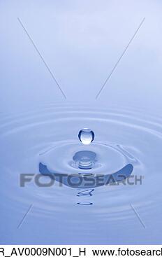 Banco de Imagem - fim,   cima,  
 água,   gota, 
  bater,   superfície, 
  água. fotosearch 
- busca de fotos, 
imagens e clipart