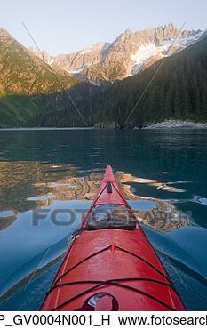 Banco de Imagem - kayakers,  vista, 
 frente,  kayak, 
 acionadores, 
 quicksand,  enseada. 
fotosearch - busca 
de fotos, imagens 
e clipart