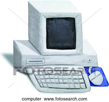Clipart - ordinateur. fotosearch 
- recherchez des 
cliparts, des 
illustrations, 
des dessins et 
des images vectoris�es 
au format eps