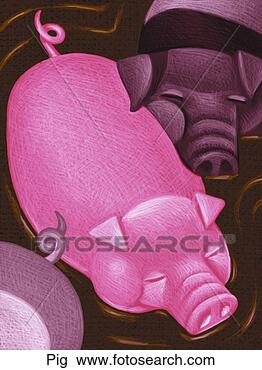 Clip Art - pig. fotosearch 
- search clipart, 
illustration, 
drawings and vector 
eps graphics images